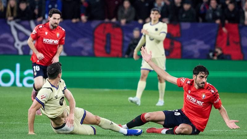 Football. La Liga. CA Osasuna - FC Barcelona. 02.05.2026