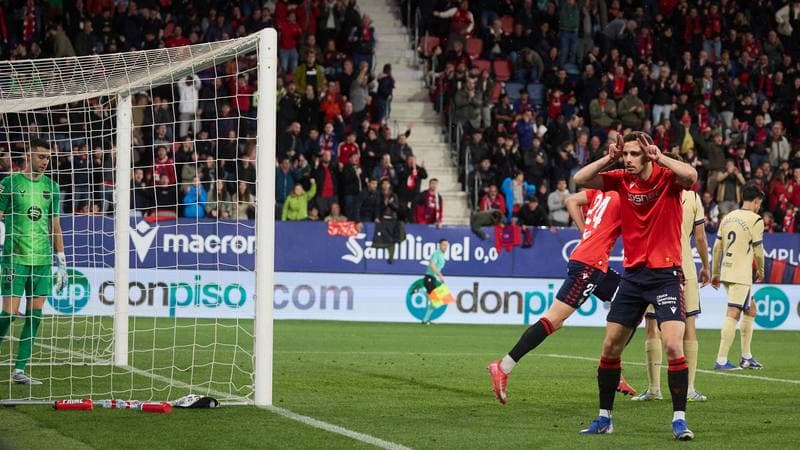 Football. La Liga. CA Osasuna - FC Barcelona. 02.05.2026