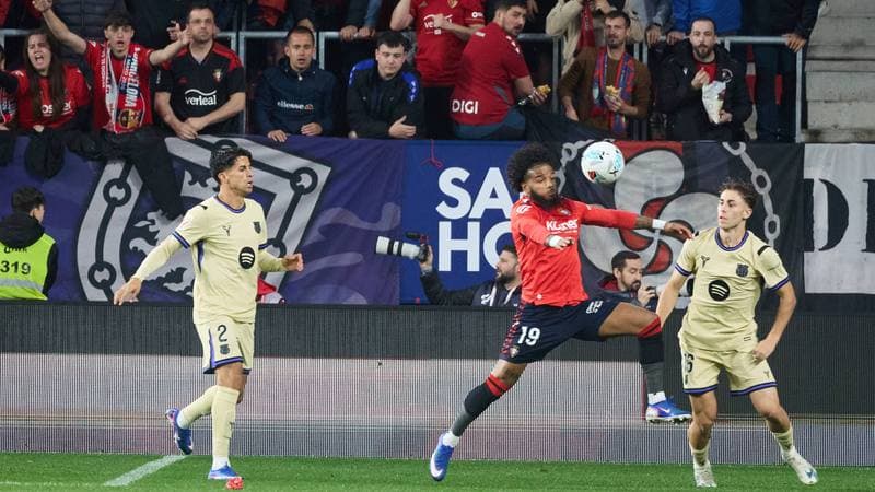 Football. La Liga. CA Osasuna - FC Barcelona. 02.05.2026