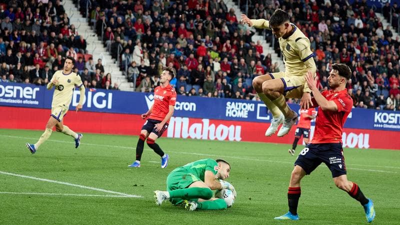 Football. La Liga. CA Osasuna - FC Barcelona. 02.05.2026
