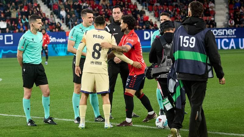 Football. La Liga. CA Osasuna - FC Barcelona. 02.05.2026