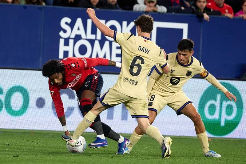 Football. La Liga. CA Osasuna - FC Barcelona. 02.05.2026
