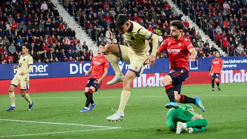 Football. La Liga. CA Osasuna - FC Barcelona. 02.05.2026