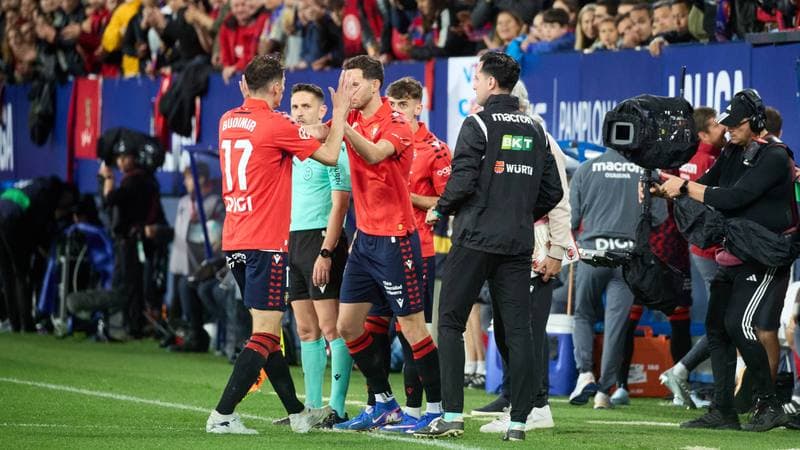 Football. La Liga. CA Osasuna - FC Barcelona. 02.05.2026