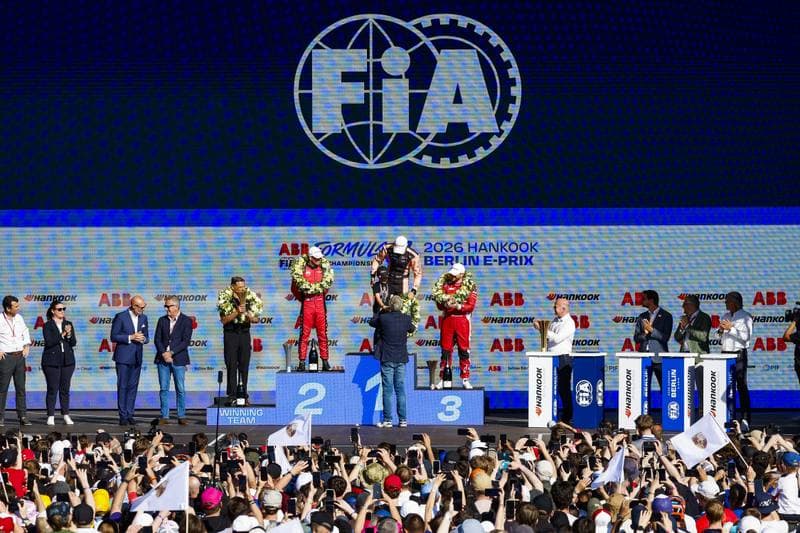 Motorsport. Formula E. Berlin ePrix. 02.05.2026