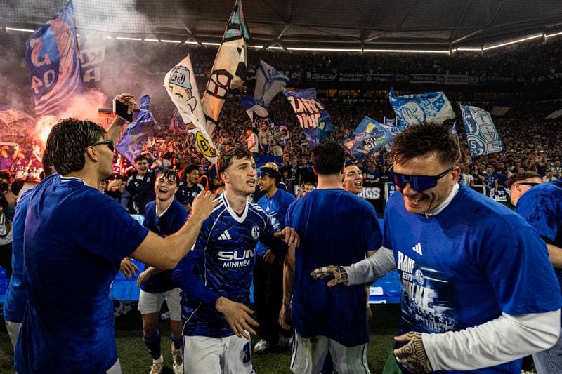 Football. 2. Bundesliga. Schalke 04 - Fortuna Dusseldorf. 02.05.2026