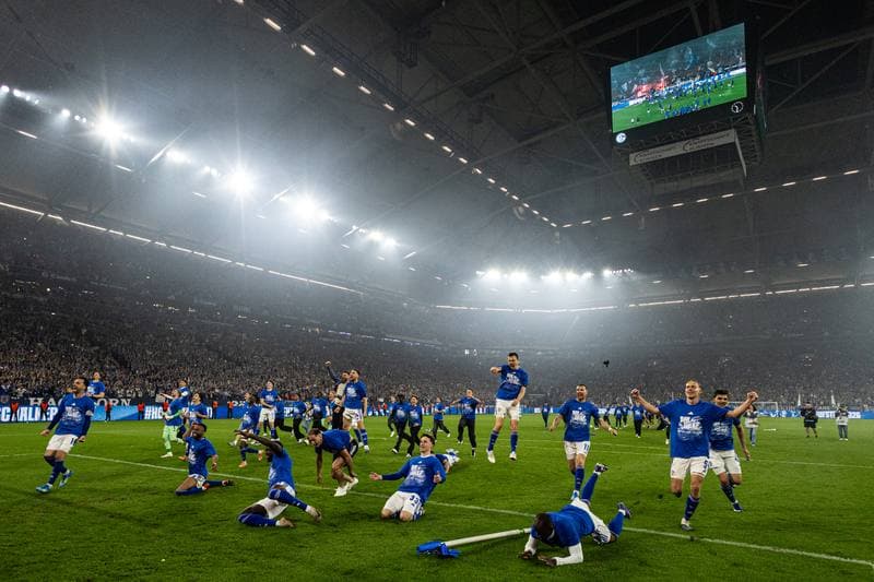 Football. 2. Bundesliga. Schalke 04 - Fortuna Dusseldorf. 02.05.2026