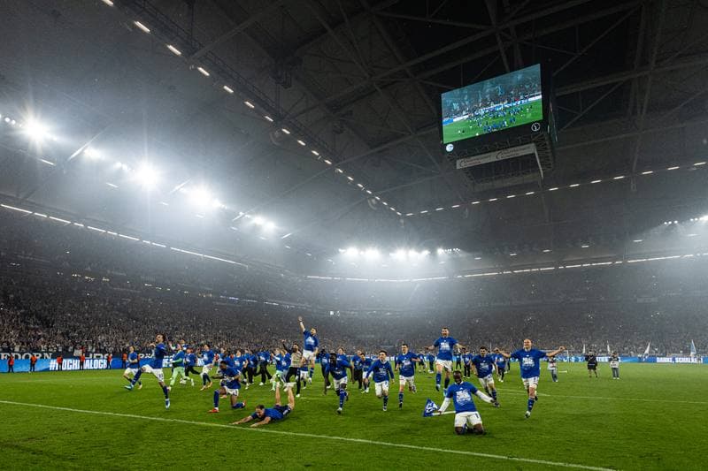 Football. 2. Bundesliga. Schalke 04 - Fortuna Dusseldorf. 02.05.2026