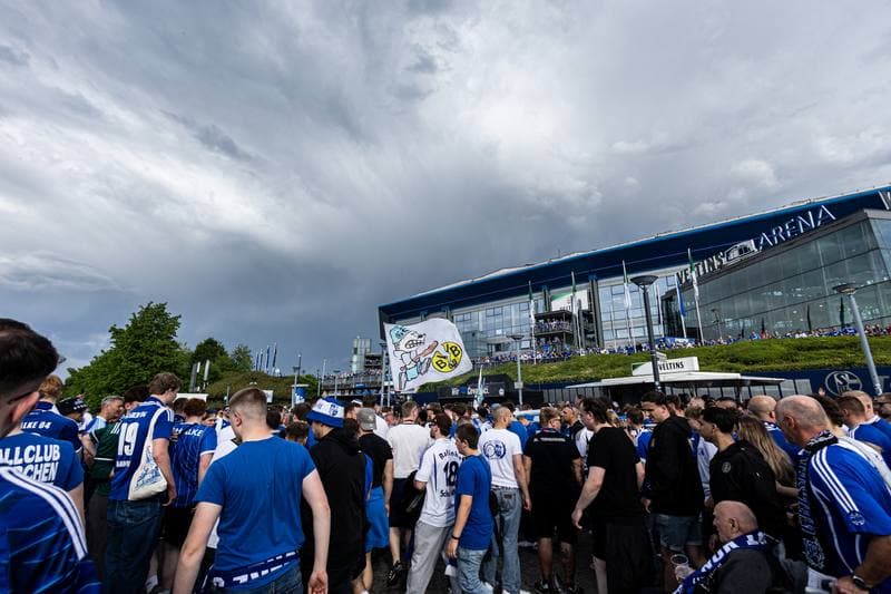 Football. 2. Bundesliga. Schalke 04 - Fortuna Dusseldorf. 02.05.2026