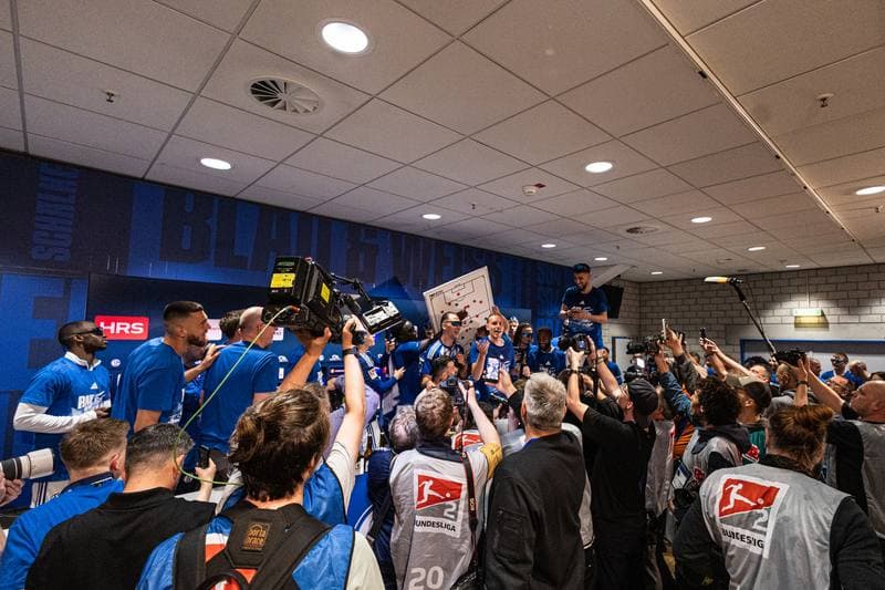 Football. 2. Bundesliga. Schalke 04 - Fortuna Dusseldorf. 02.05.2026