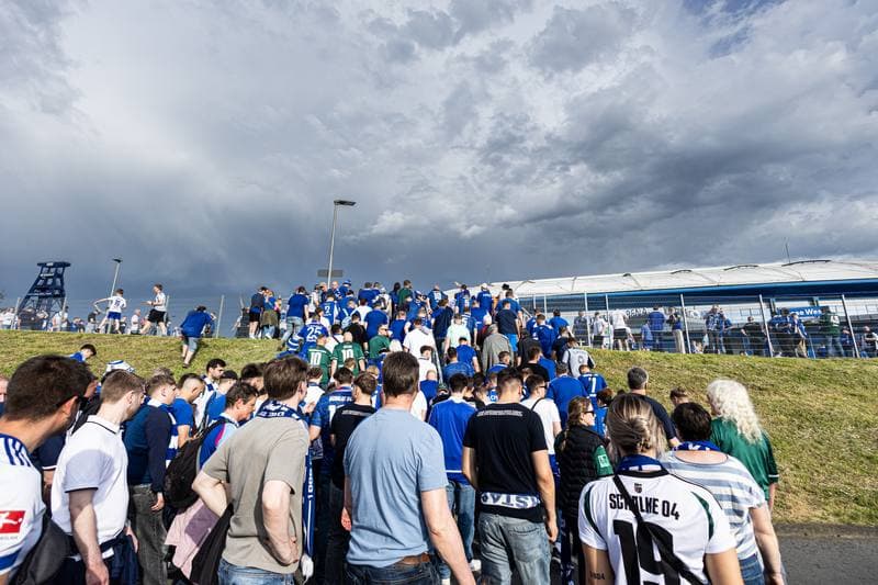 Football. 2. Bundesliga. Schalke 04 - Fortuna Dusseldorf. 02.05.2026