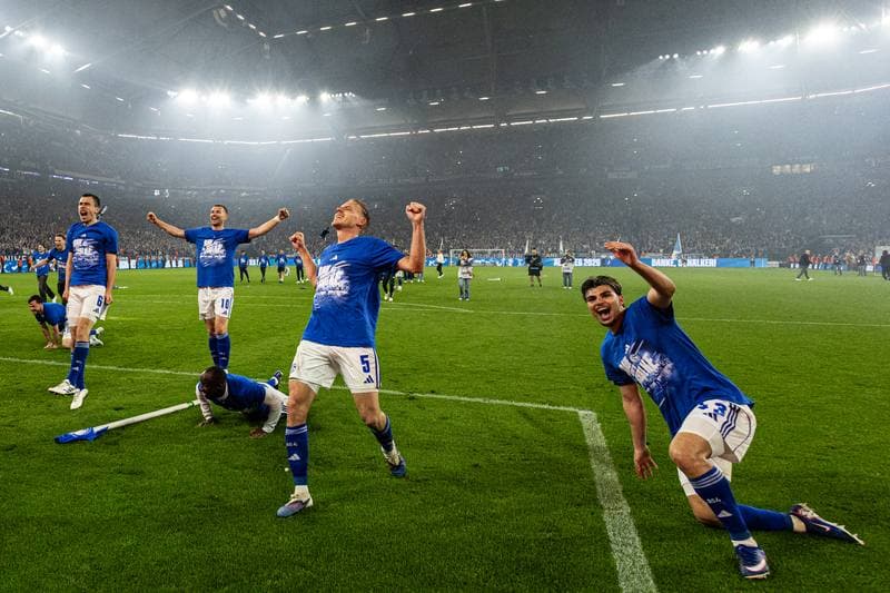 Football. 2. Bundesliga. Schalke 04 - Fortuna Dusseldorf. 02.05.2026