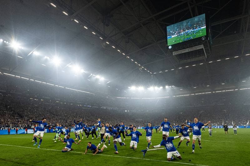 Football. 2. Bundesliga. Schalke 04 - Fortuna Dusseldorf. 02.05.2026