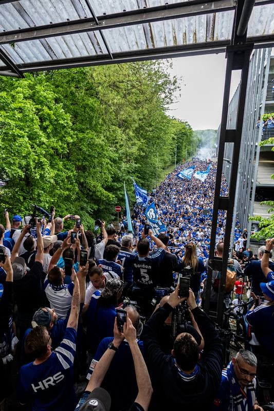 Football. 2. Bundesliga. Schalke 04 - Fortuna Dusseldorf. 02.05.2026