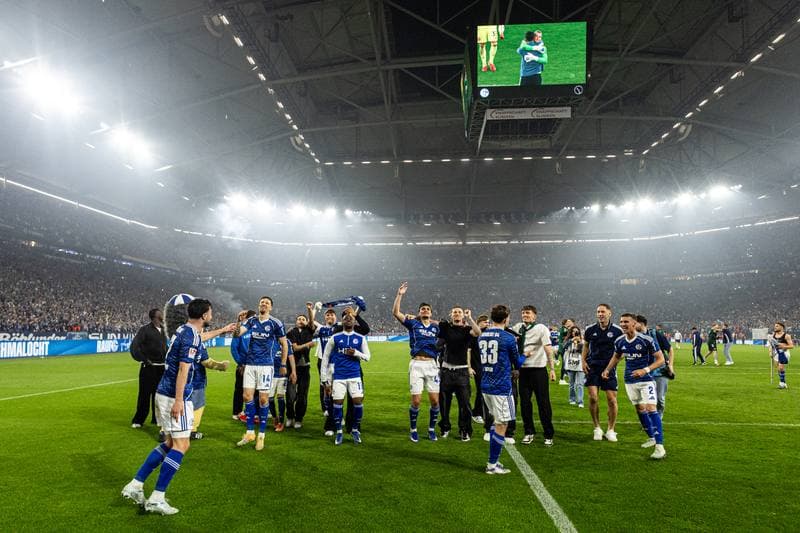 Football. 2. Bundesliga. Schalke 04 - Fortuna Dusseldorf. 02.05.2026