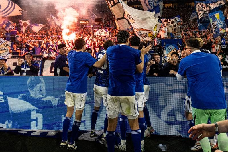 Football. 2. Bundesliga. Schalke 04 - Fortuna Dusseldorf. 02.05.2026