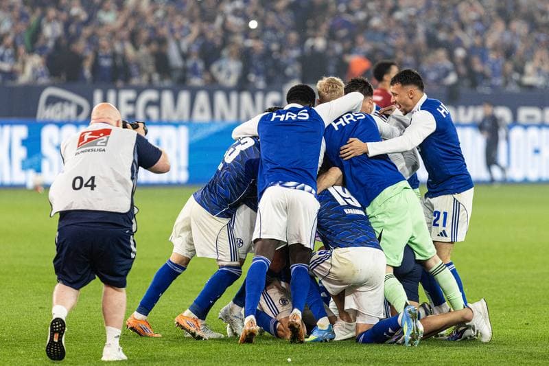 Football. 2. Bundesliga. Schalke 04 - Fortuna Dusseldorf. 02.05.2026