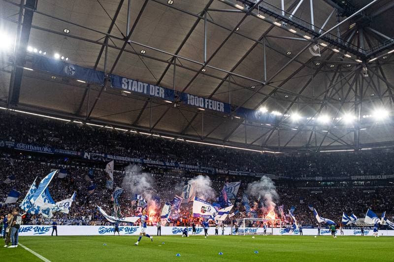 Football. 2. Bundesliga. Schalke 04 - Fortuna Dusseldorf. 02.05.2026