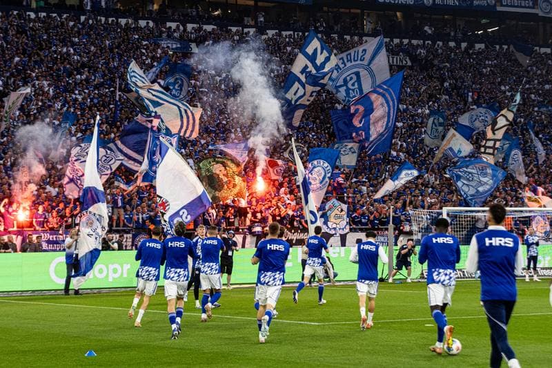 Football. 2. Bundesliga. Schalke 04 - Fortuna Dusseldorf. 02.05.2026