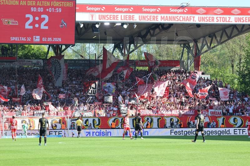 Football. German Bundesliga. Union Berlin - 1. FC Koln. 02.05.2026