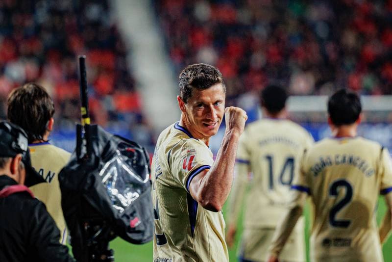 Football. La Liga. Osasuna - FC Barcelona. 02.05.2026
