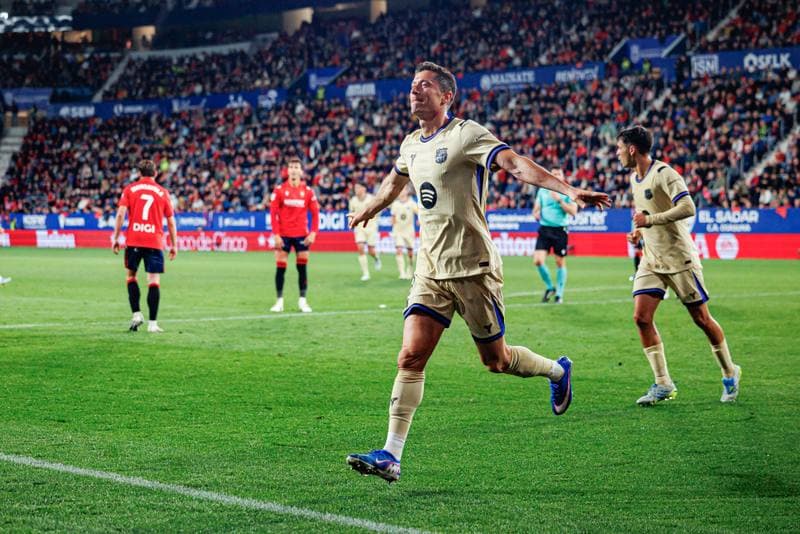 Football. La Liga. Osasuna - FC Barcelona. 02.05.2026