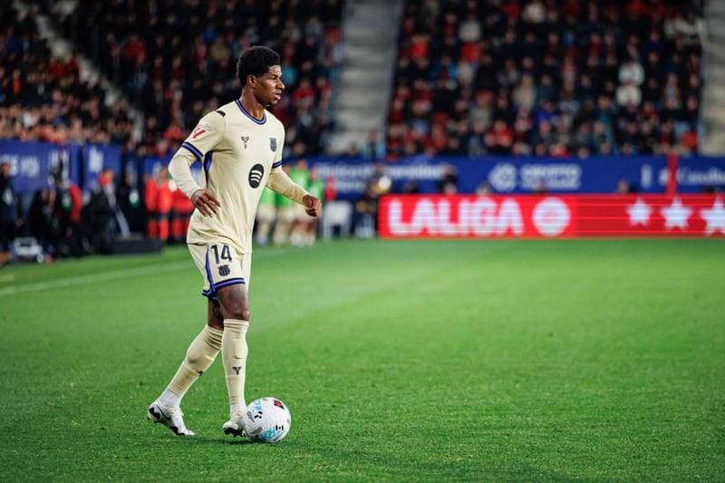 Football. La Liga. Osasuna - FC Barcelona. 02.05.2026