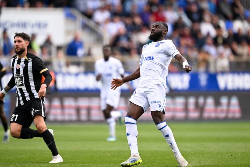 Football. Ligue 1. AJ Auxerre - Angers SCO. 03.05.2026
