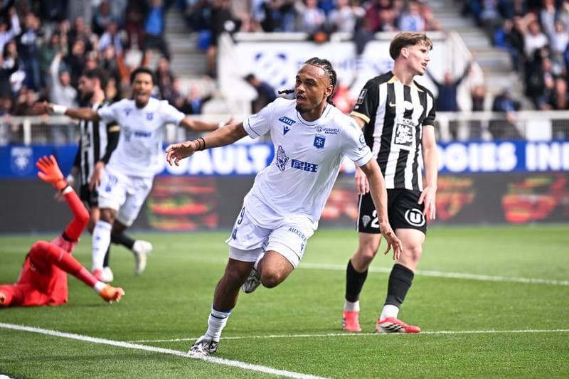Football. Ligue 1. AJ Auxerre - Angers SCO. 03.05.2026