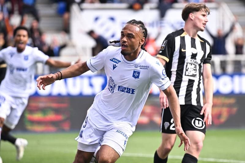 Football. Ligue 1. AJ Auxerre - Angers SCO. 03.05.2026