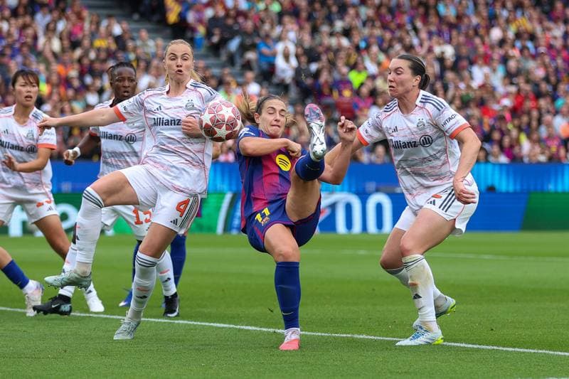 Football. UEFA Women's Champions League. FC Barcelona - Bayern Munich. 03.05.2026