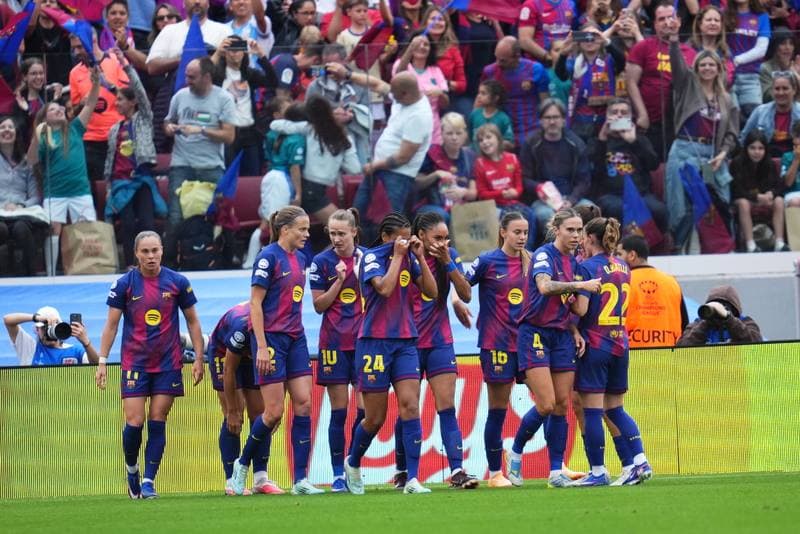 Football. UEFA Women's Champions League. FC Barcelona - Bayern Munich. 03.05.2026