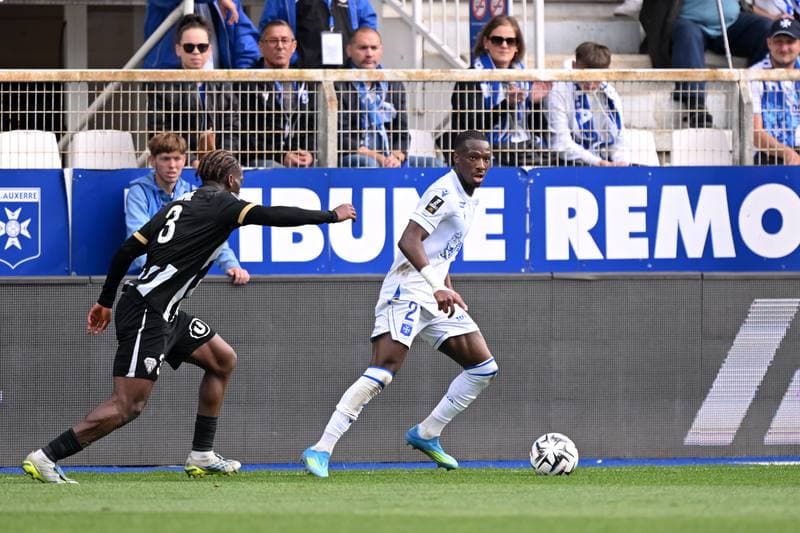 Football. Ligue 1. AJ Auxerre - Angers SCO. 03.05.2026