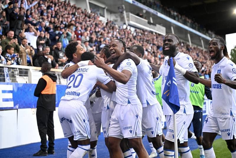 Football. Ligue 1. AJ Auxerre - Angers SCO. 03.05.2026