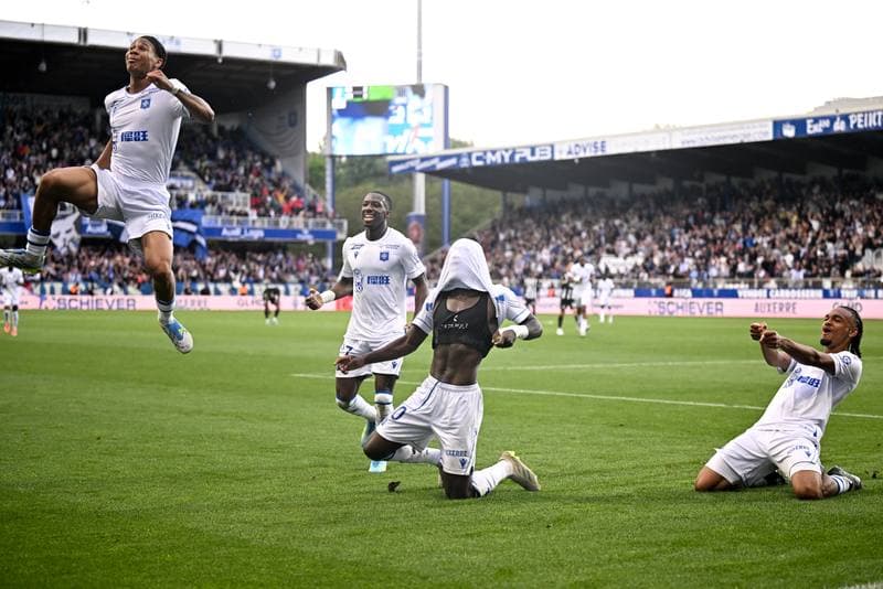 Football. Ligue 1. AJ Auxerre - Angers SCO. 03.05.2026