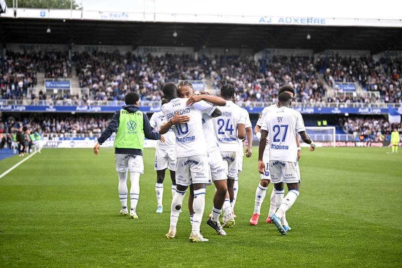 Football. Ligue 1. AJ Auxerre - Angers SCO. 03.05.2026