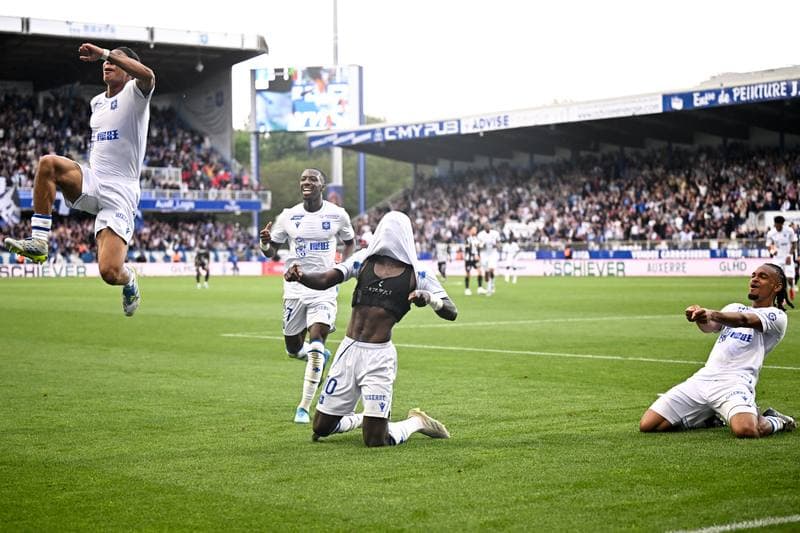 Football. Ligue 1. AJ Auxerre - Angers SCO. 03.05.2026