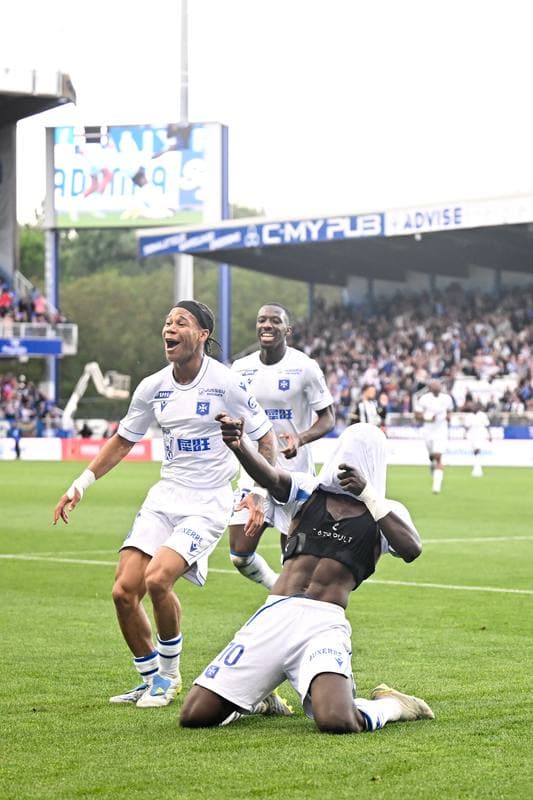 Football. Ligue 1. AJ Auxerre - Angers SCO. 03.05.2026