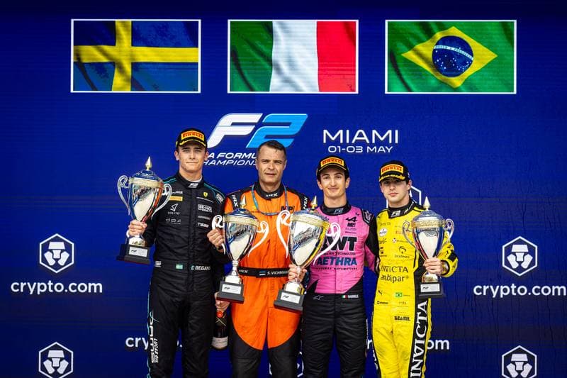 Motorsport. FIA Formula 2 Championship. Race 1. 03.05.2026