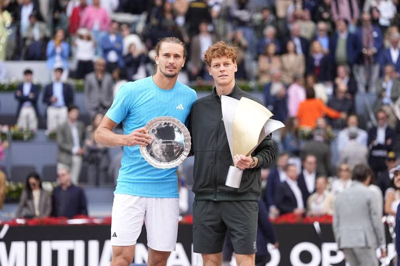 Tennis. Mutua Madrid Open. Alexander Zverev - Jannik Sinner. 03.05.2026