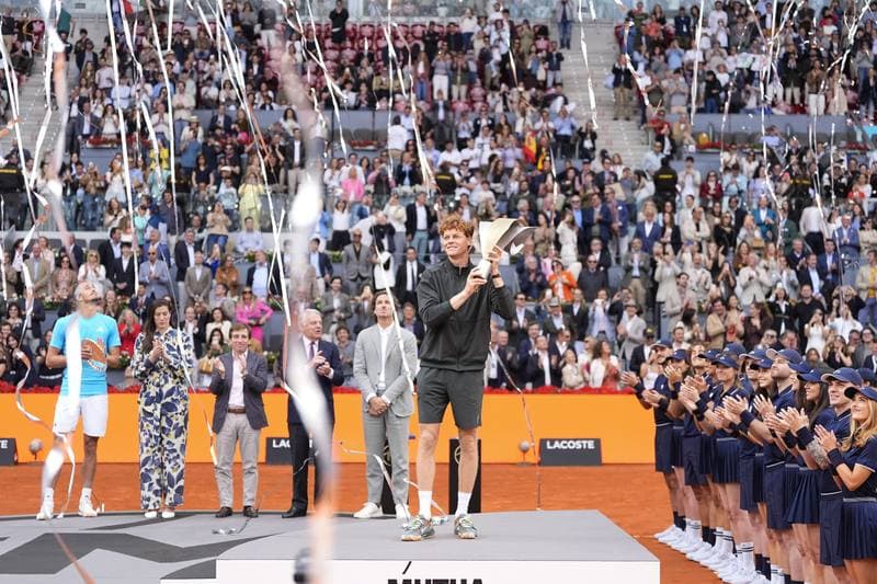 Tennis. Mutua Madrid Open. Alexander Zverev - Jannik Sinner. 03.05.2026