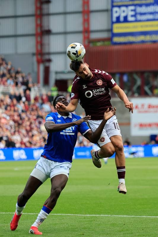 Football. William Hill Premiership. Heart of Midlothian - Glasgow Rangers. 04.05.2026