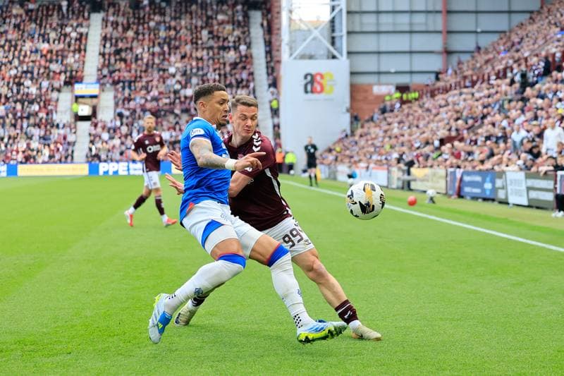 Football. William Hill Premiership. Heart of Midlothian - Glasgow Rangers. 04.05.2026
