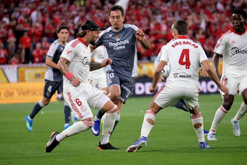 Football. La Liga. Sevilla - Real Sociedad. 04.05.2026