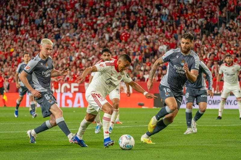 Football. La Liga. Sevilla - Real Sociedad. 04.05.2026