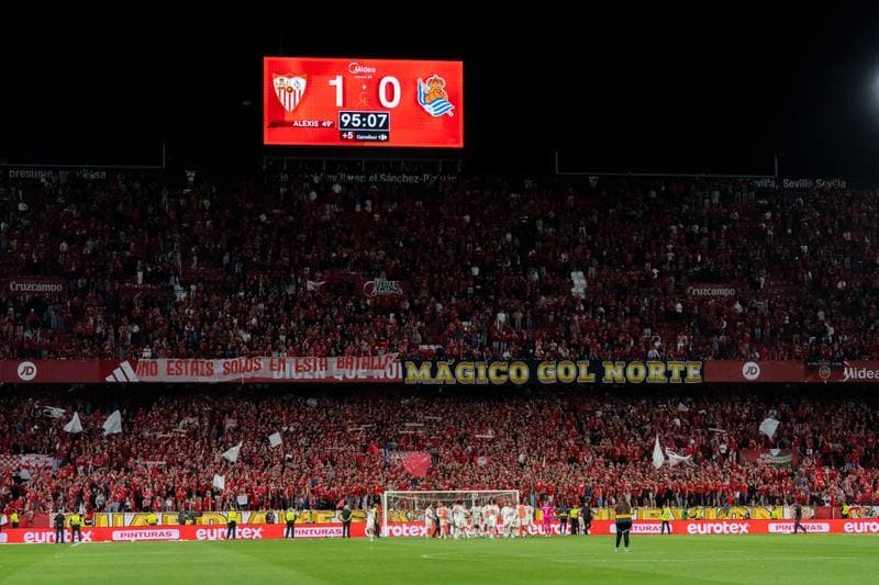 Football. La Liga. Sevilla - Real Sociedad. 04.05.2026