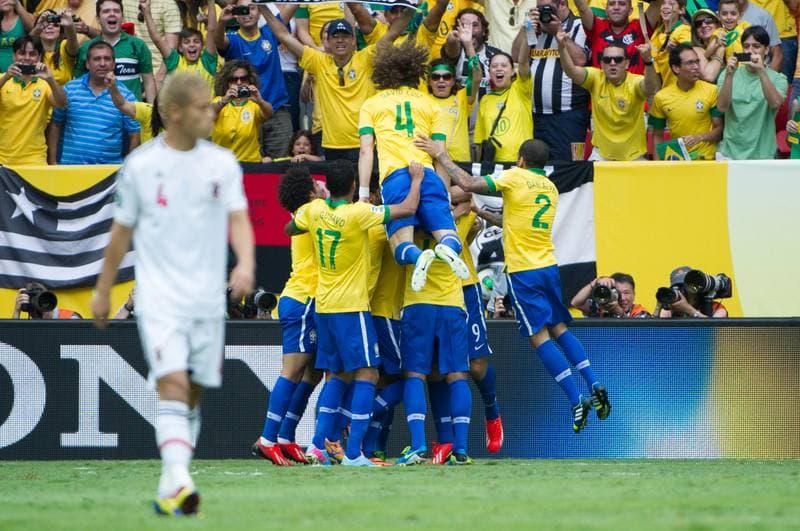 Football. FIFA Confederations Cup. Brazil - Japan. 15.06.2013