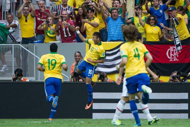 Football. FIFA Confederations Cup. Brazil - Japan. 15.06.2013