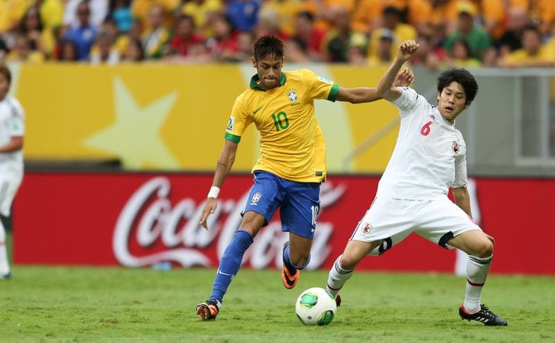 Football. FIFA Confederations Cup. Brazil - Japan. 15.06.2013