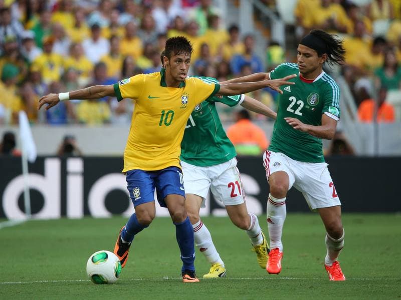 Football. FIFA Confederations Cup. Brazil - Mexico. 19.06.2013